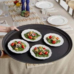 Bandeja 68X56cm Ovalada Antideslizante