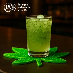 Bar Mat Marihuana 25x23cm