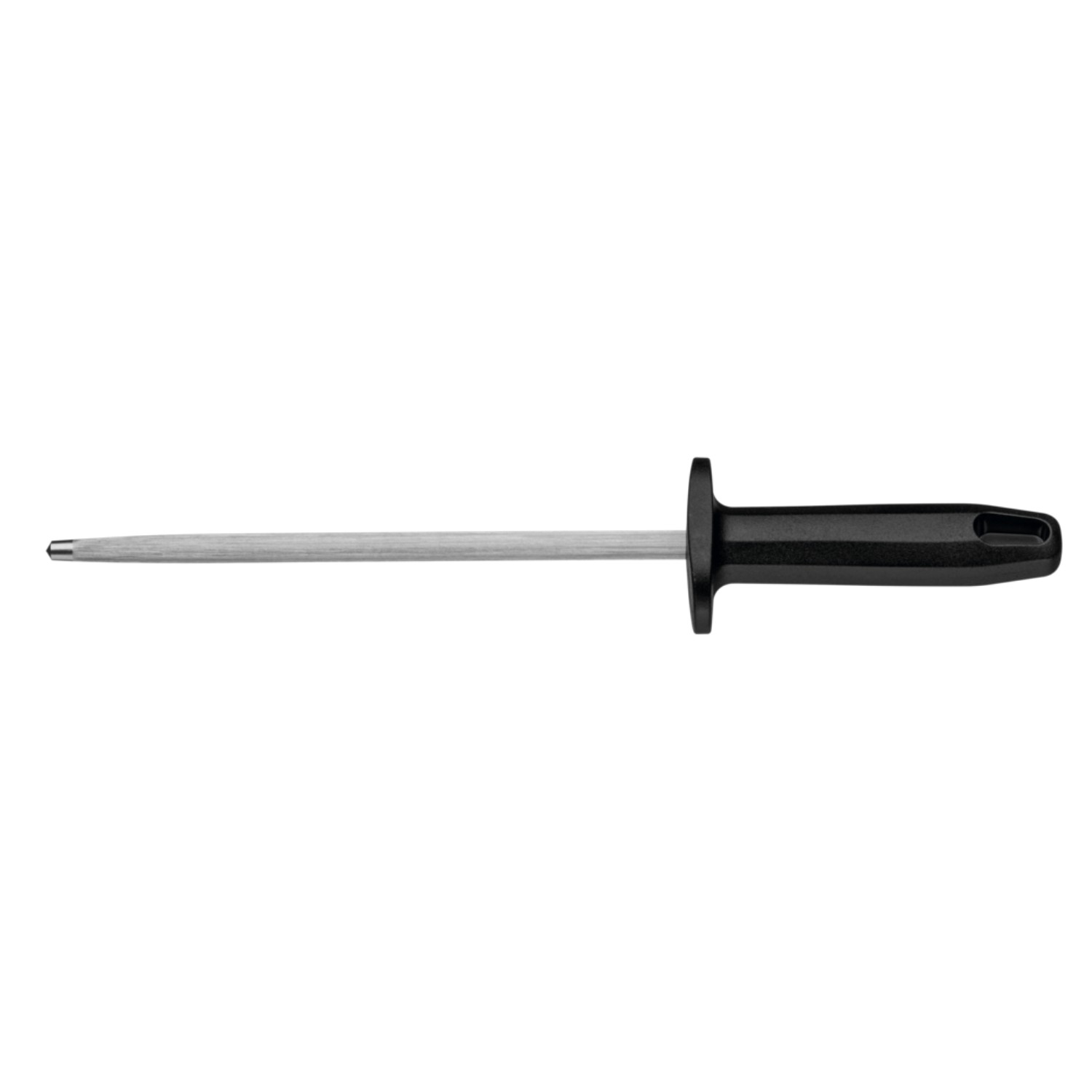 Afilador de cuchillos Chaira Arcos 278138 con hoja de acero al carbono de  23 cm y mango de Polipropileno con funda display ø 10 mm