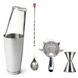 Combo Boston Vidrio 5 Piezas