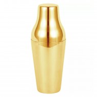 Coctelera Luxury Francesa 600ml 2 Piezas Dorada