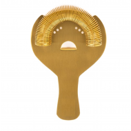 Colador Oruga Luxury Sin Puntas Dorado Colador Oruga Luxury Sin Puntas Dorado