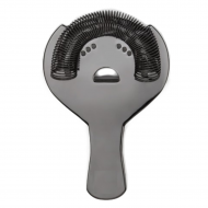 Colador Oruga Luxury Sin Puntas Negro