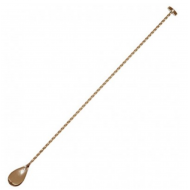 Cuchara Bar Luxury Disco 40cms Dorada