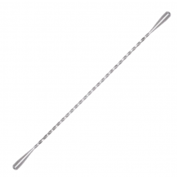 Cuchara Bar Luxury Doble Lágrima Plateada 33cm Cuchara Bar Luxury Doble Lágrima Plateada 33cm