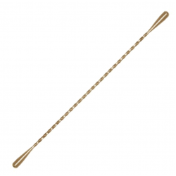 Cuchara Bar Luxury Doble Lágrima Dorada 33cms Cuchara Bar Luxury Doble Lágrima Dorada 33cms