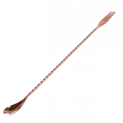 Cuchara Bar Luxury Tridente 45cms Cobre Cuchara Bar Luxury Tridente 45cms Cobre