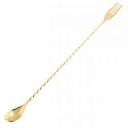 Cuchara Bar Luxury Tridente 45cms Dorada Cuchara Bar Luxury Tridente 45cms Dorada