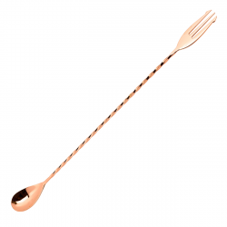 Cuchara Bar Luxury Tridente 31cms Cobre Cuchara Bar Luxury Tridente 31cms Cobre