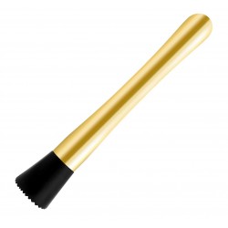 Macerador Luxury Estriado Acero Dorado Macerador Luxury Estriado Acero Dorado