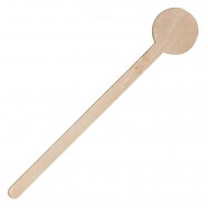 Mezclador 15cm Madera Circulo 100un