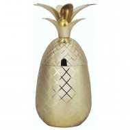 Vaso Piña Acero 16oz Dorado