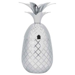 Vaso Piña Acero 16oz Plateado