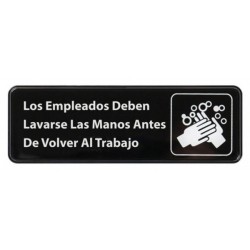 Señalización Bar: Empleados Lavar Manos Señalización Bar: Empleados Lavar Manos