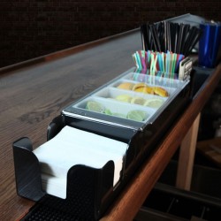 Organizador Condimentos 4 Puestos y Caddie 60cm Organizador Condimentos 4 Puestos y Caddie 60cm