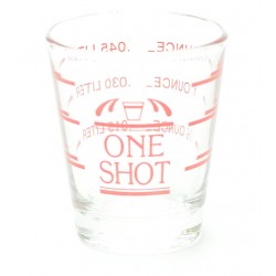 Jigger Vidrio Shot 4 Medidas