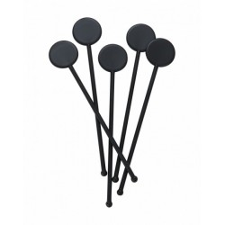 Mezclador 18cm Plástico Circulo 250un Negro Mezclador 18cm Plástico Circulo 250un Negro